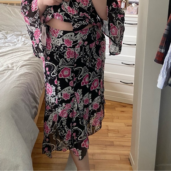Bianca Nygard Floral Asymmetric Skirt - Picture 6 of 6